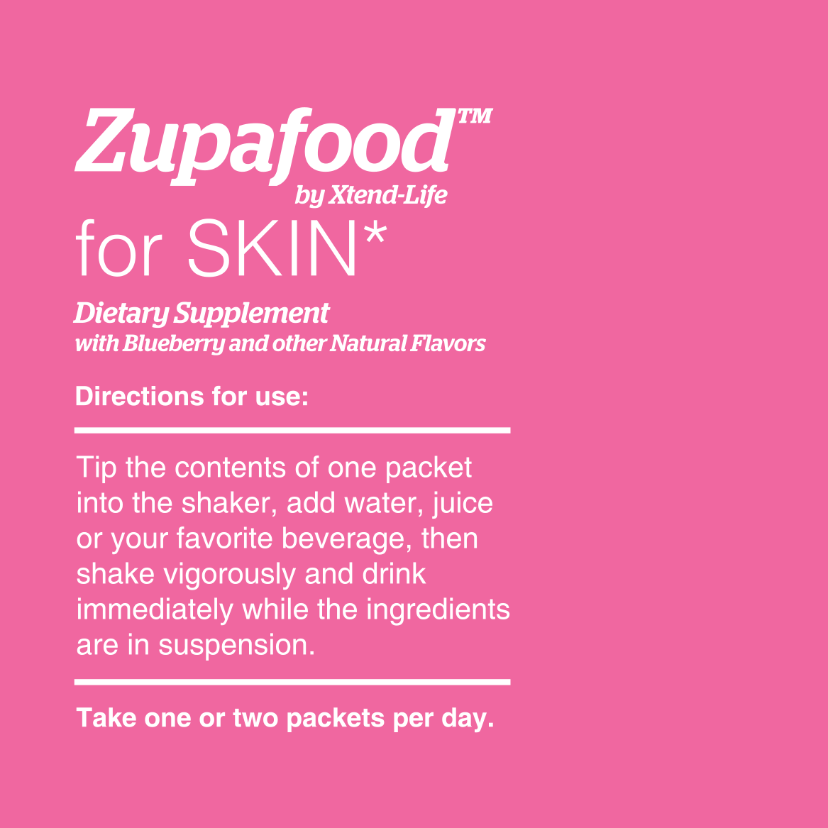 Zupafood for SKIN